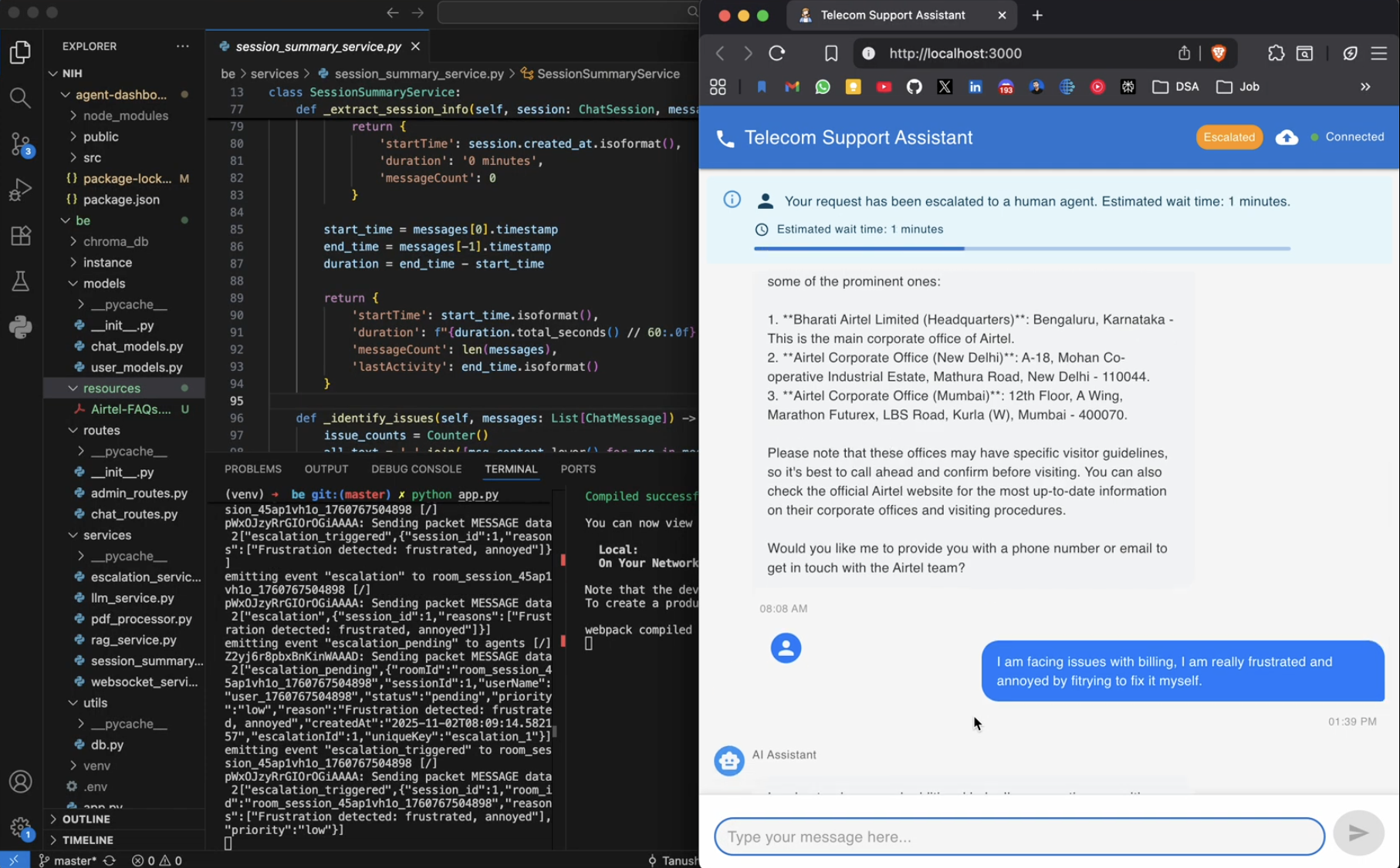 Cognital - AI first Customer Support