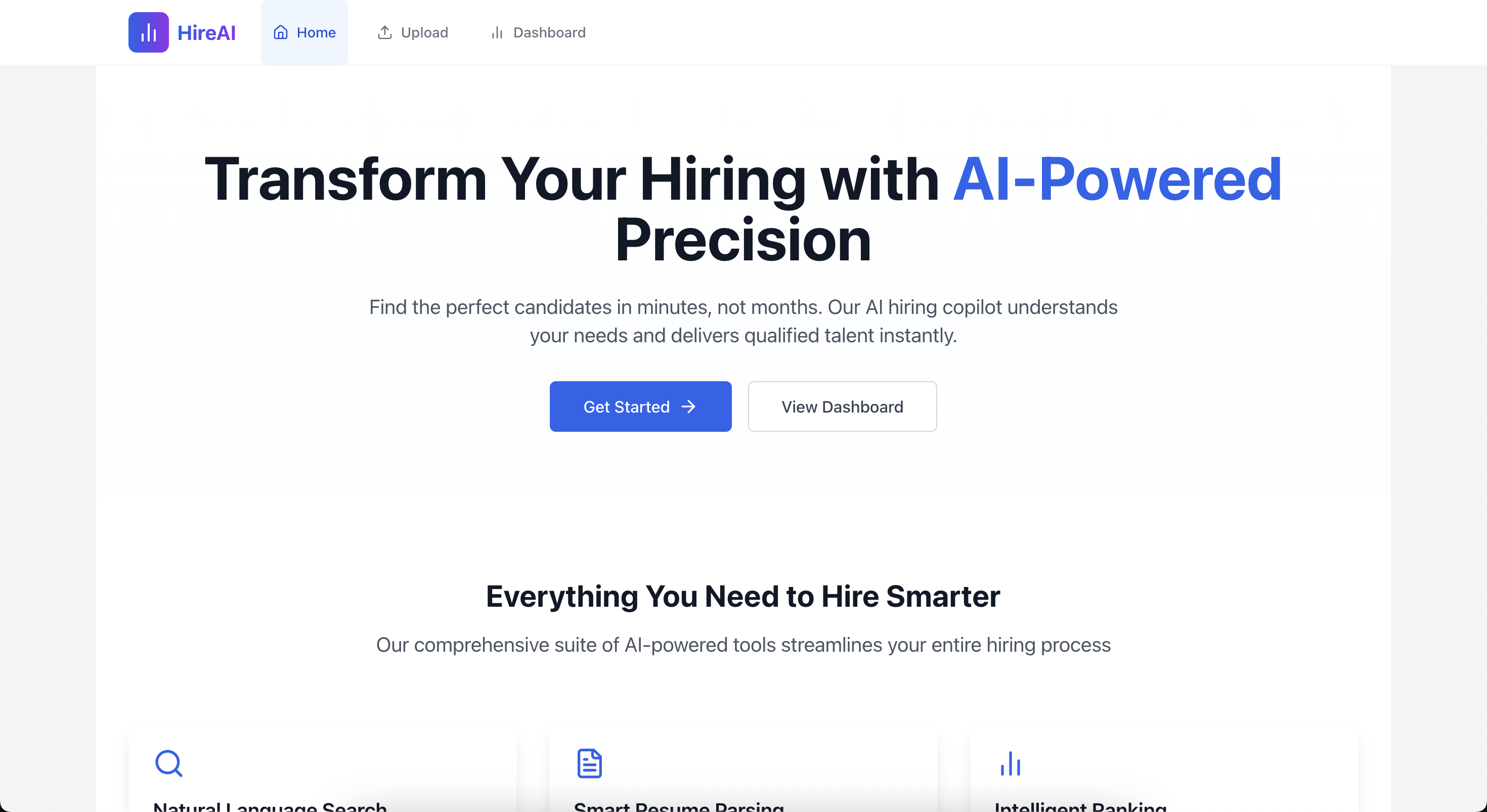 HireAI - Hiring with AI precision